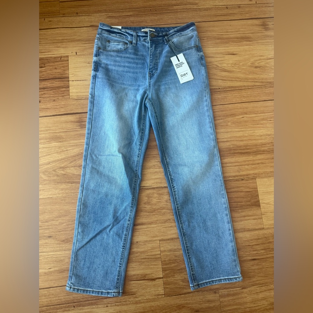 Oat New York Mid Rise Straight Ankle Women’s Jeans